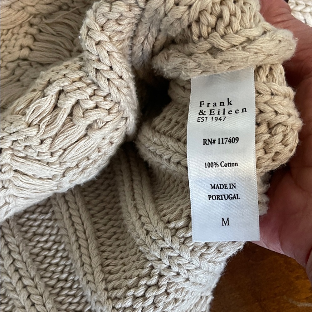 Frank & Eileen Sand Cable Knit Mini Cotswolds - Picture 4 of 6